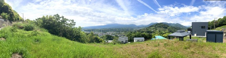 M様邸計画地からの眺望