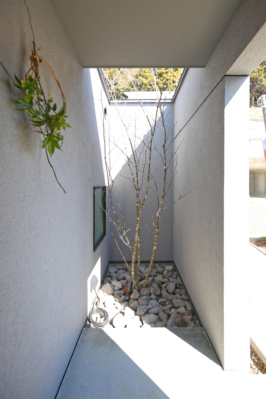 B様邸 植栽のある中庭