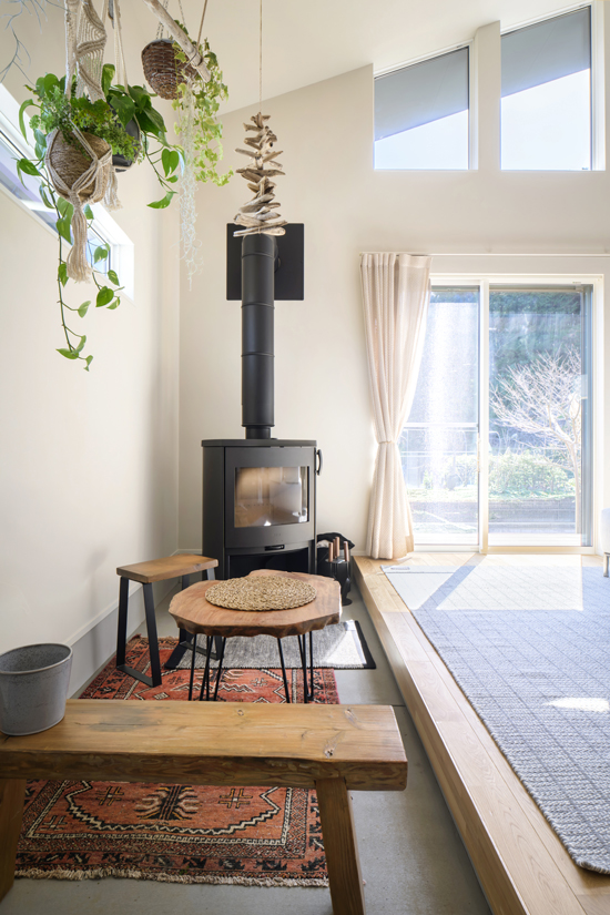 薪ストーブのある暮らし